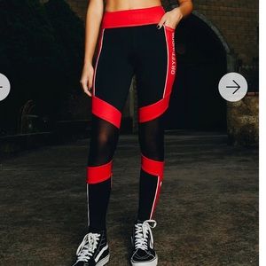 Medium BlackMilk Rare GRYFFINDOR SPLICED NINJA PANTS